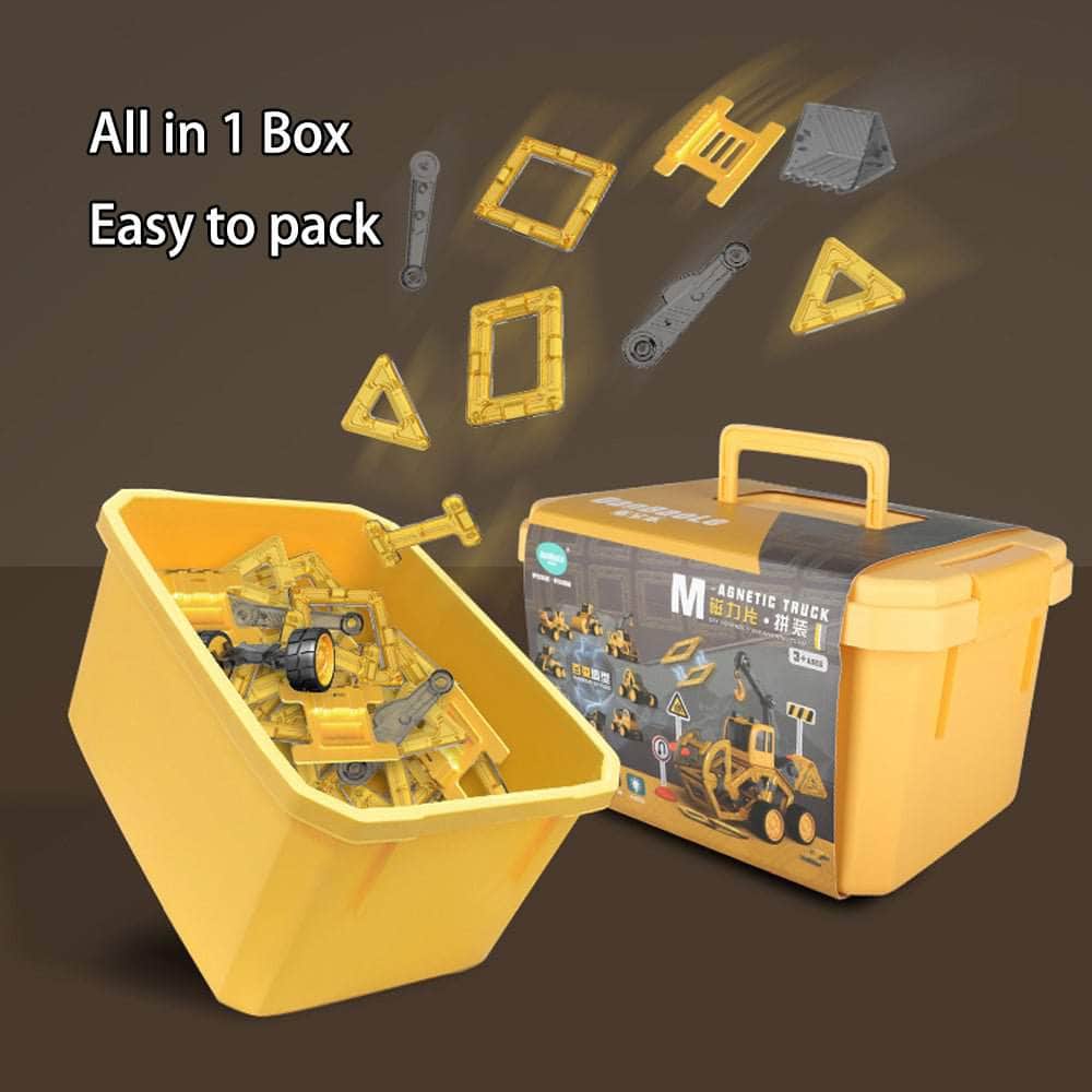 Magnetic Truck Diy With Music Lights - Christmas Gift