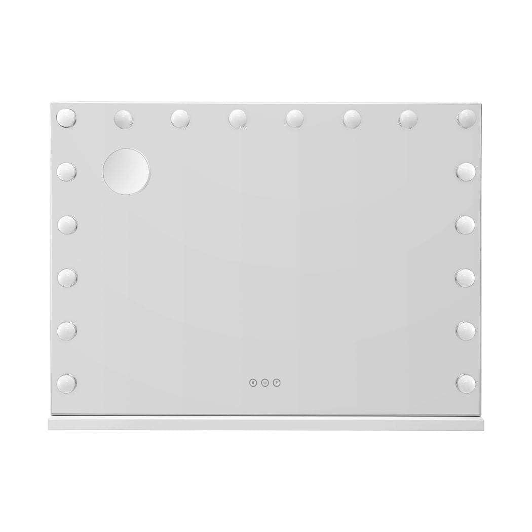 Makeup Mirror Hollywood Vanity with LED Light Tabletop Wall
