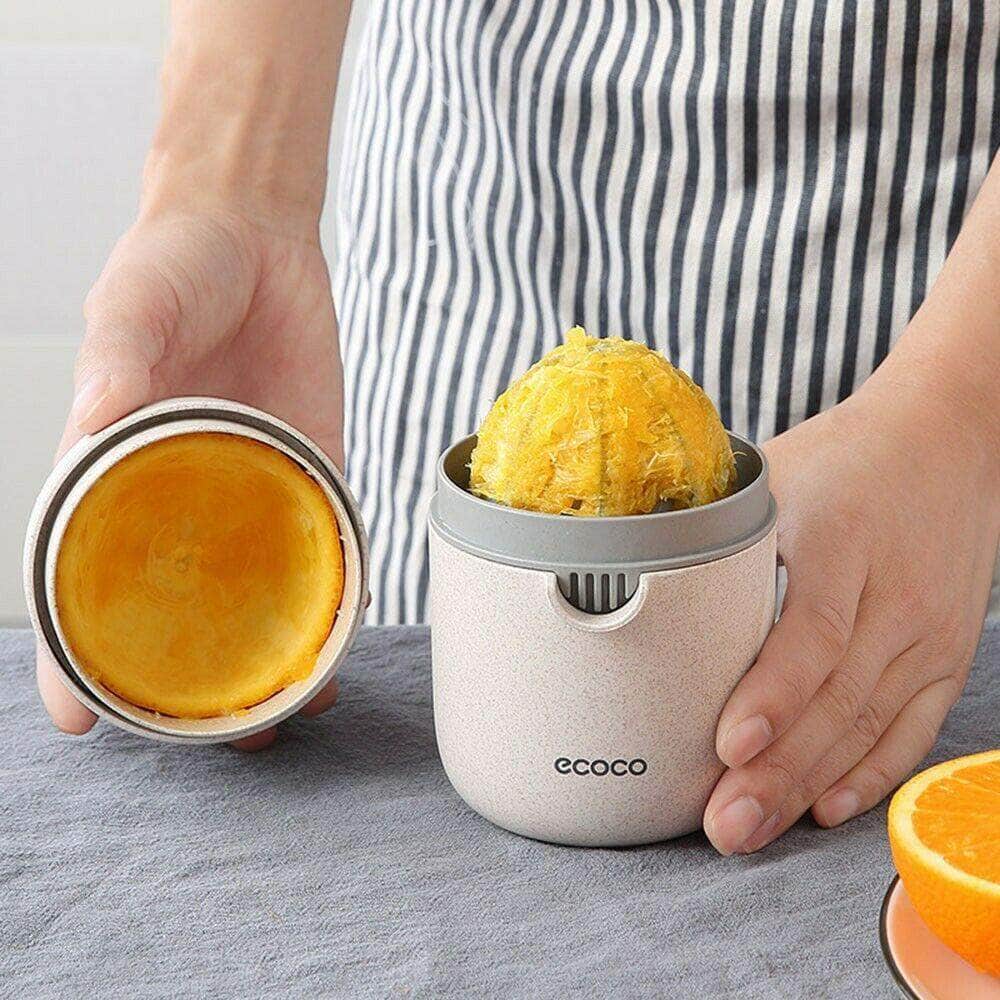 Manual Lemon Juicer & Orange Squeezer - Plastic Fruit Citrus Kitchen Tool
