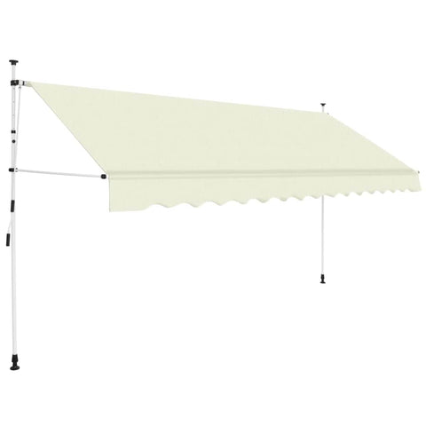Manual Retractable Awning 350 cm Cream