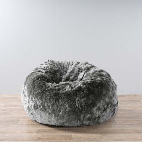 Marble Pink Cloud Plush Fur Bean Bag: A Cozy Addition to Any Room