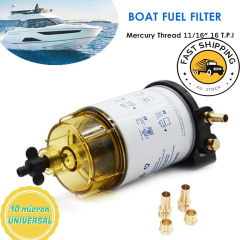 Marine Fuel Filter Separator: Mercury/Yamaha 10 Micron