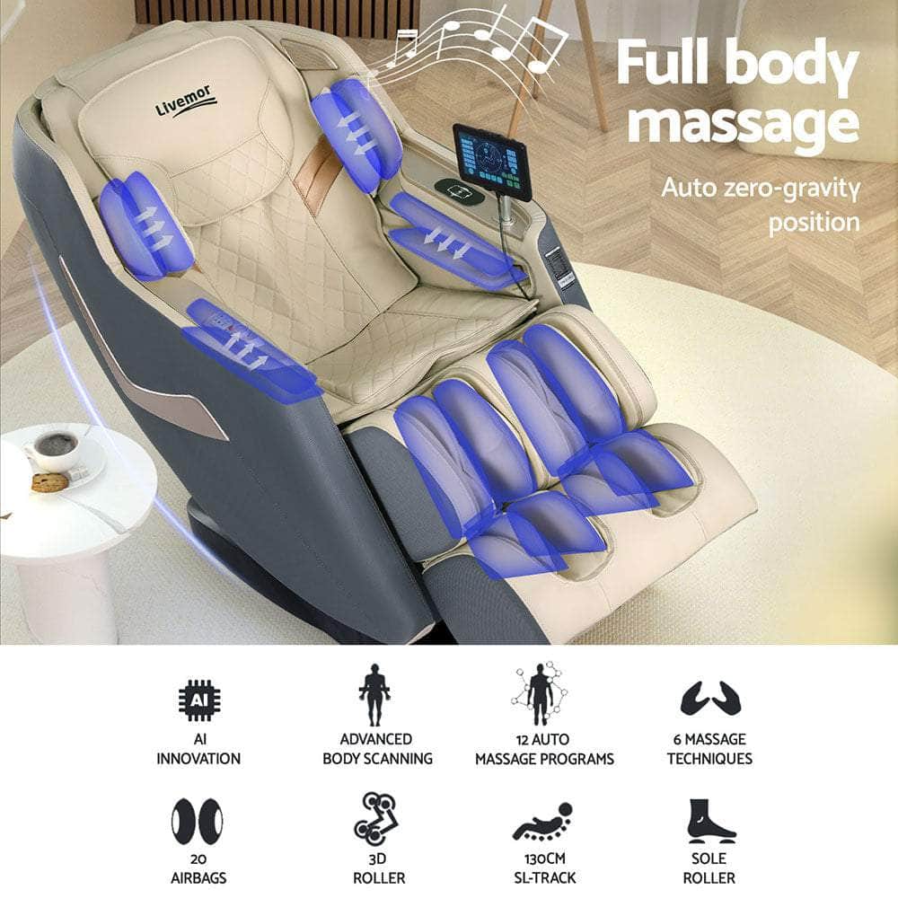 Massage Chair Electric Recliner Home Massager 3D Opal