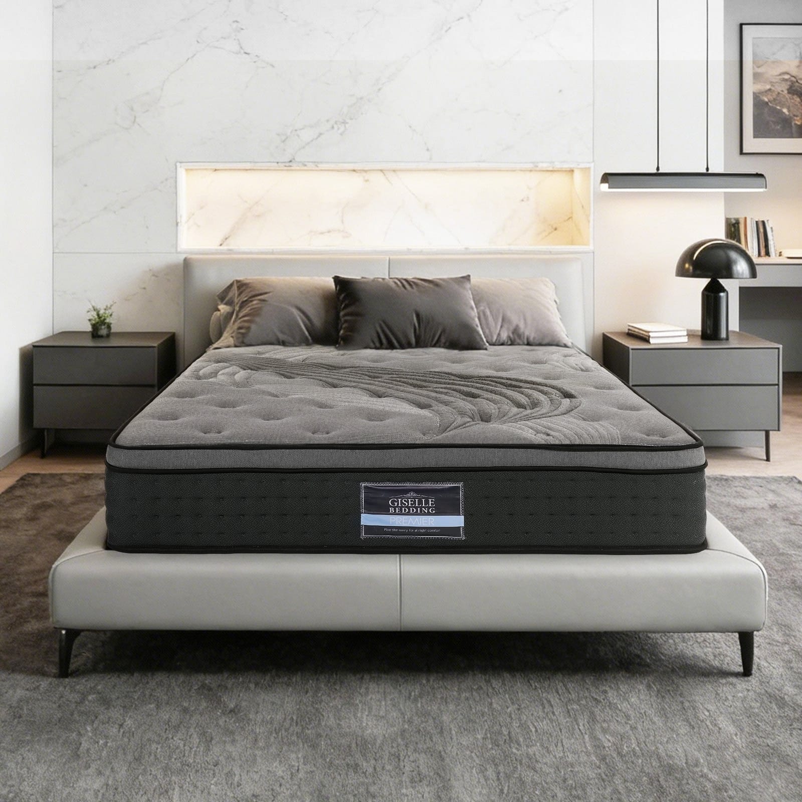 King 928-Coil Euro Top Mattress