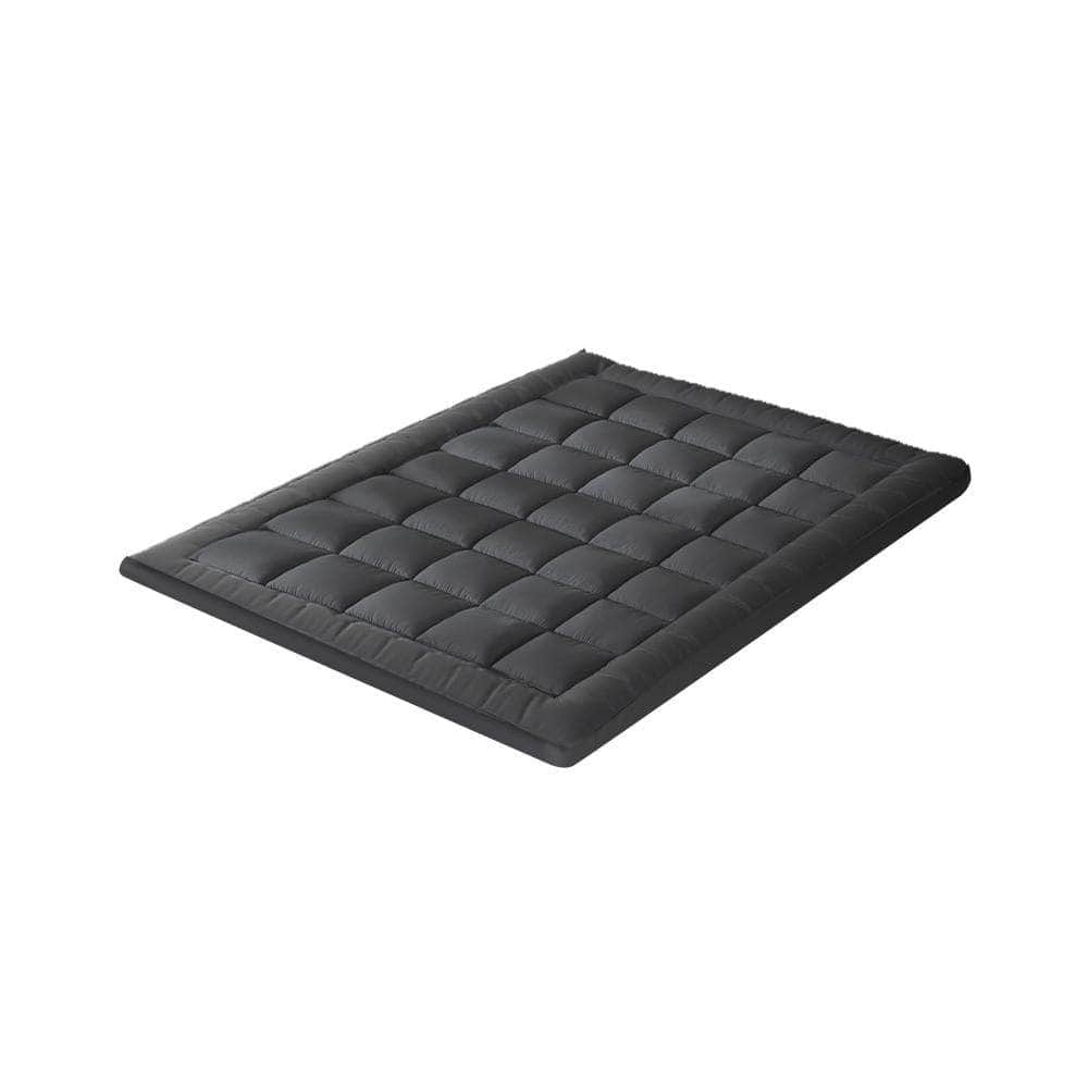 Mattress Protector Queen Bamboo Charcoal Pillowtop Topper Underlay Cover