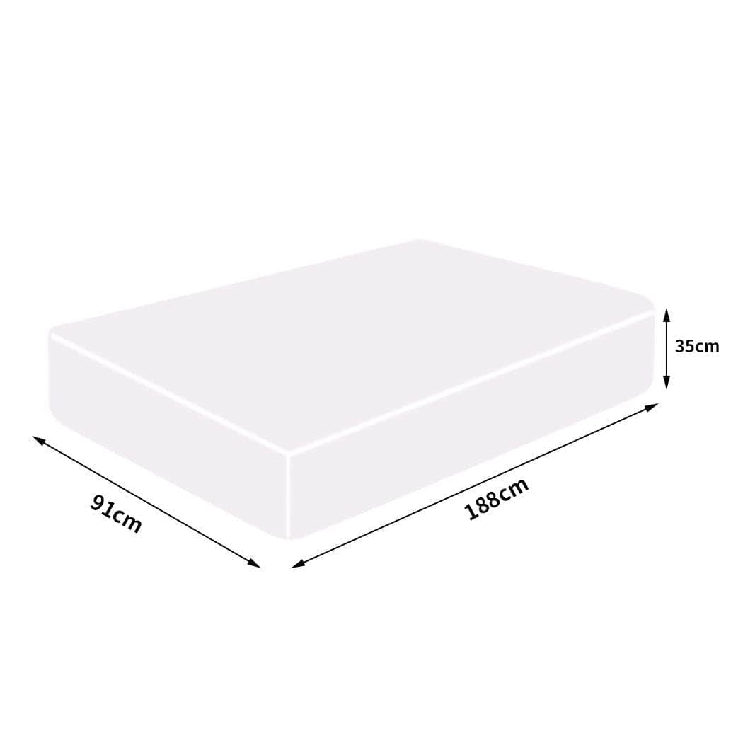 Mattress Protector Topper 70% Single