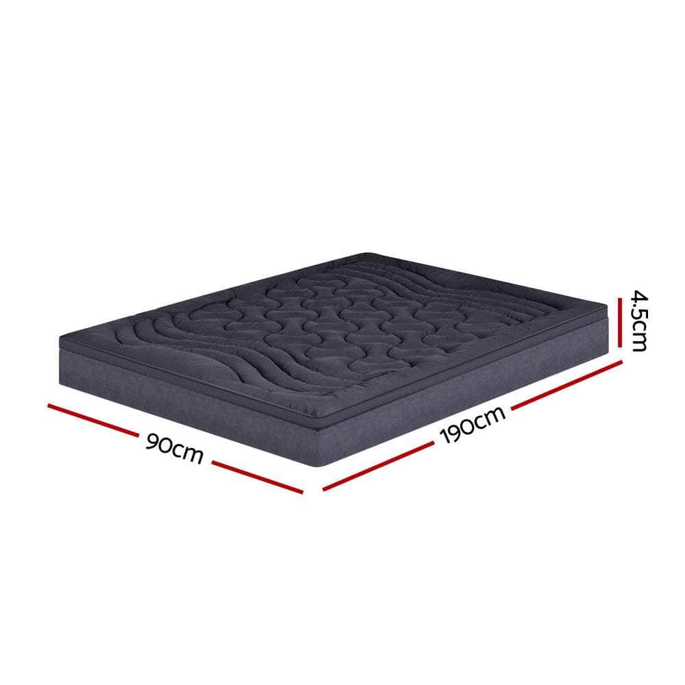 Mattress Topper Pillowtop 3-Zone Mat Pad All Sizes