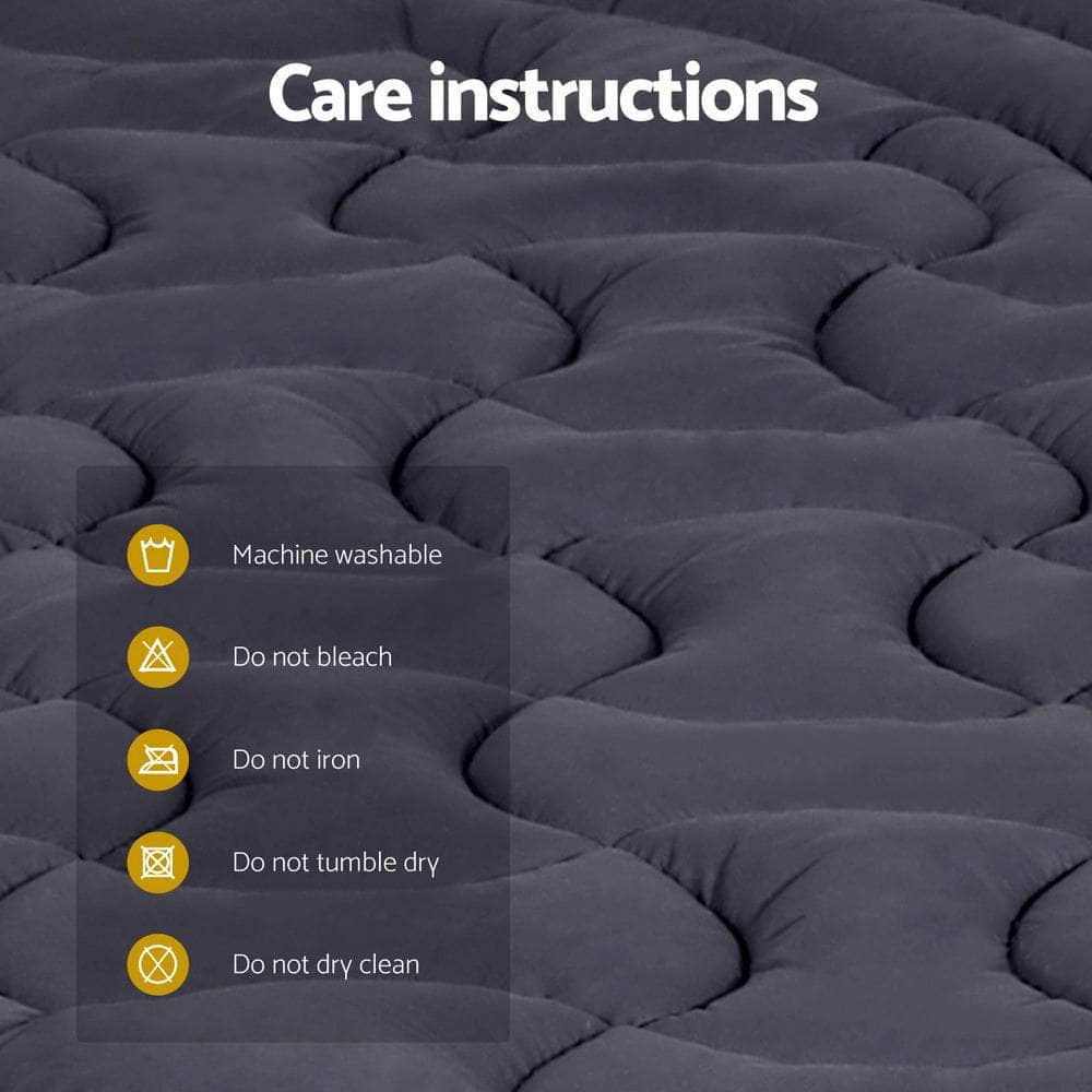 Mattress Topper Pillowtop 3-Zone Mat Pad All Sizes