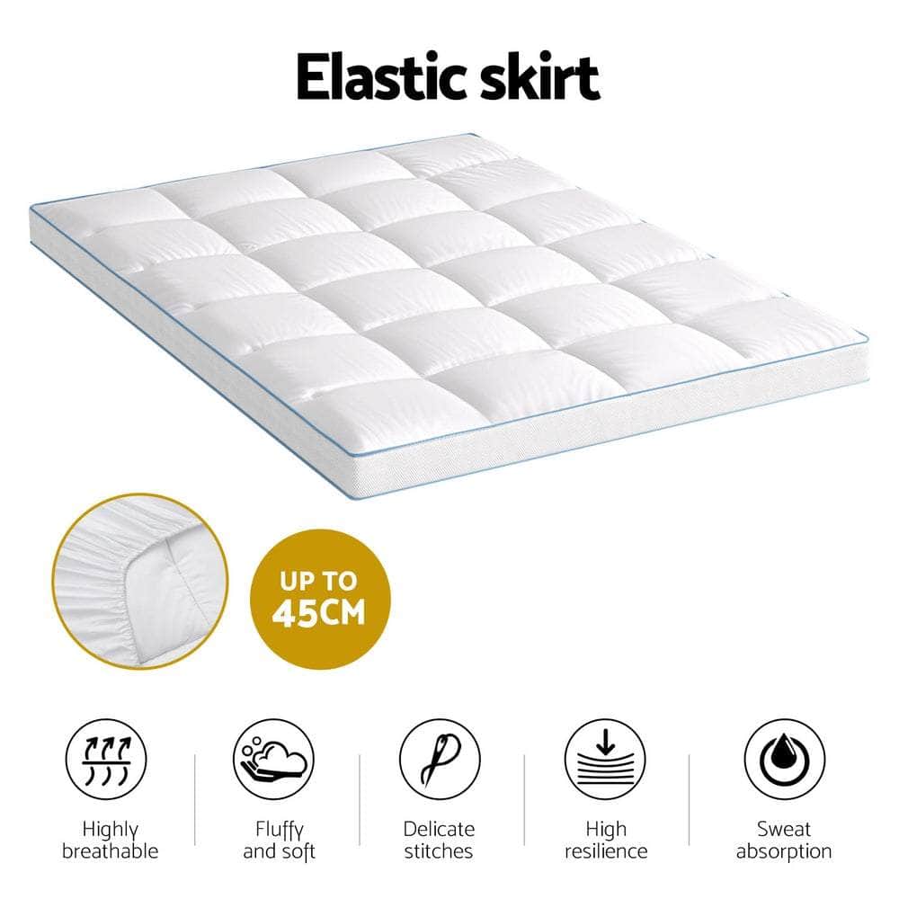 Mattress Topper Pillowtop Bamboo 10cm