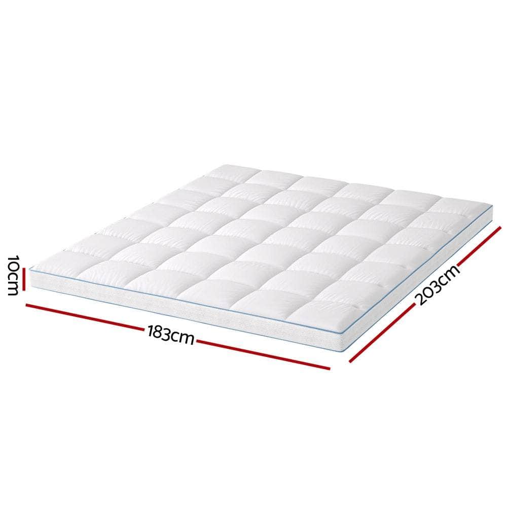 Mattress Topper Pillowtop Bamboo 10cm