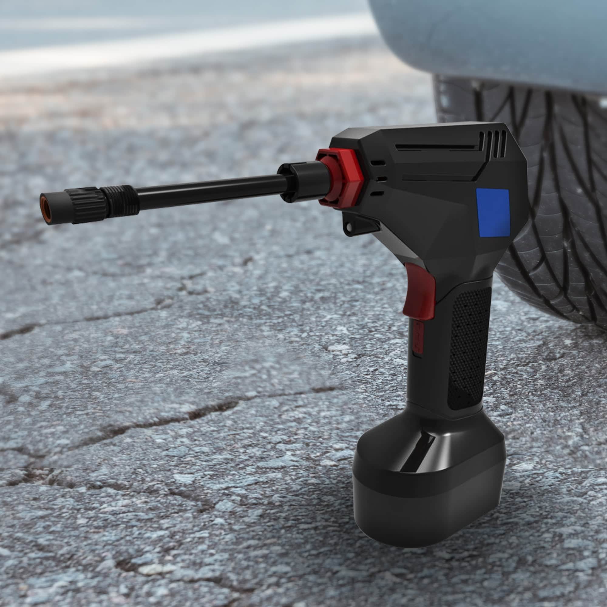 Maxim ATP Tyre Air Pump with LED Light for Cars Motorbikes Bicycles