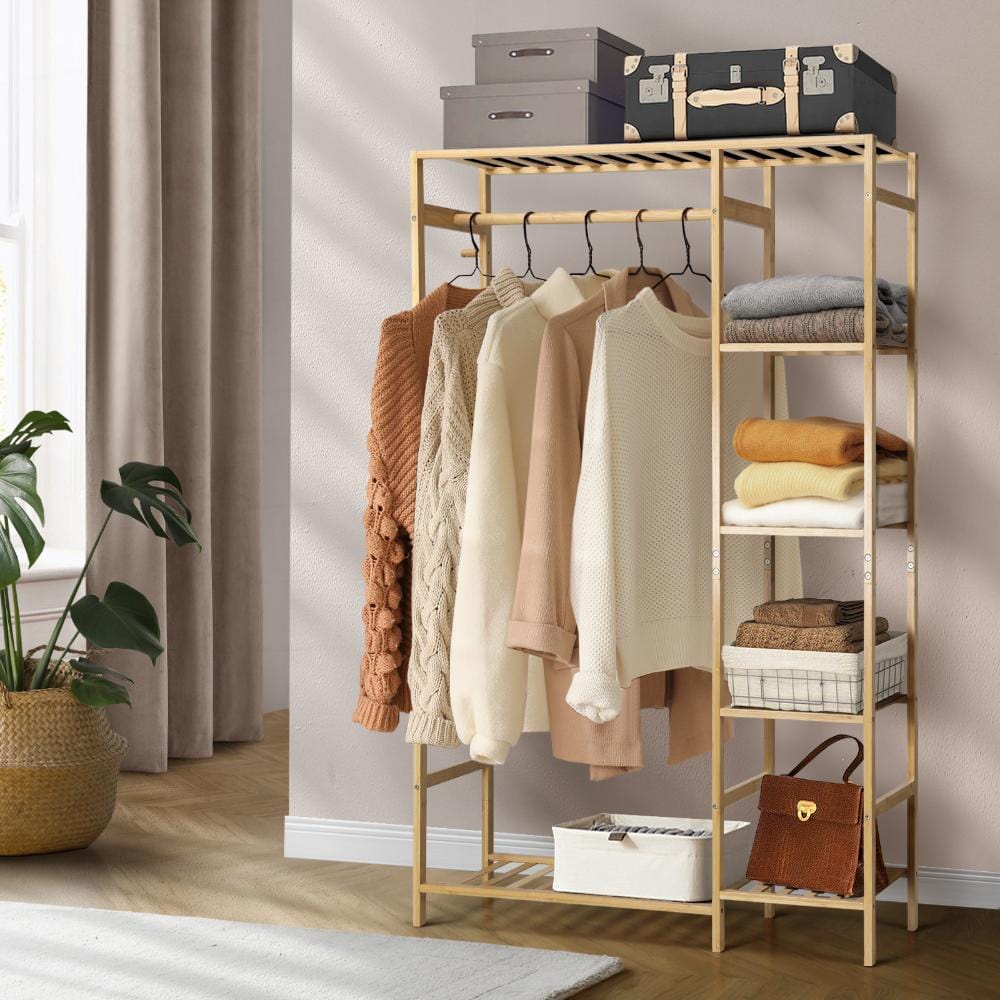 Maximize Space with Clothes Organizer Storage Rack Shelves