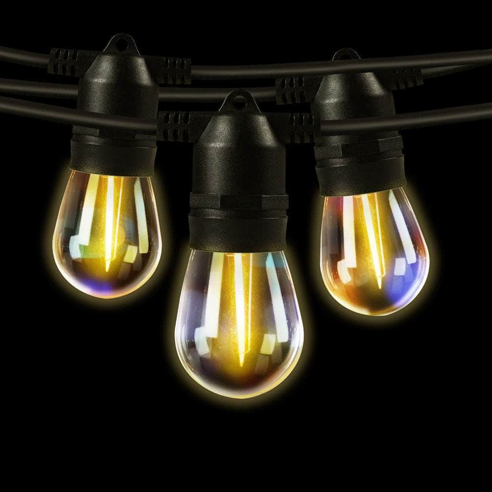 Mazam 14M LED Festoon String Lights Christmas Wedding Party Garden Waterproof