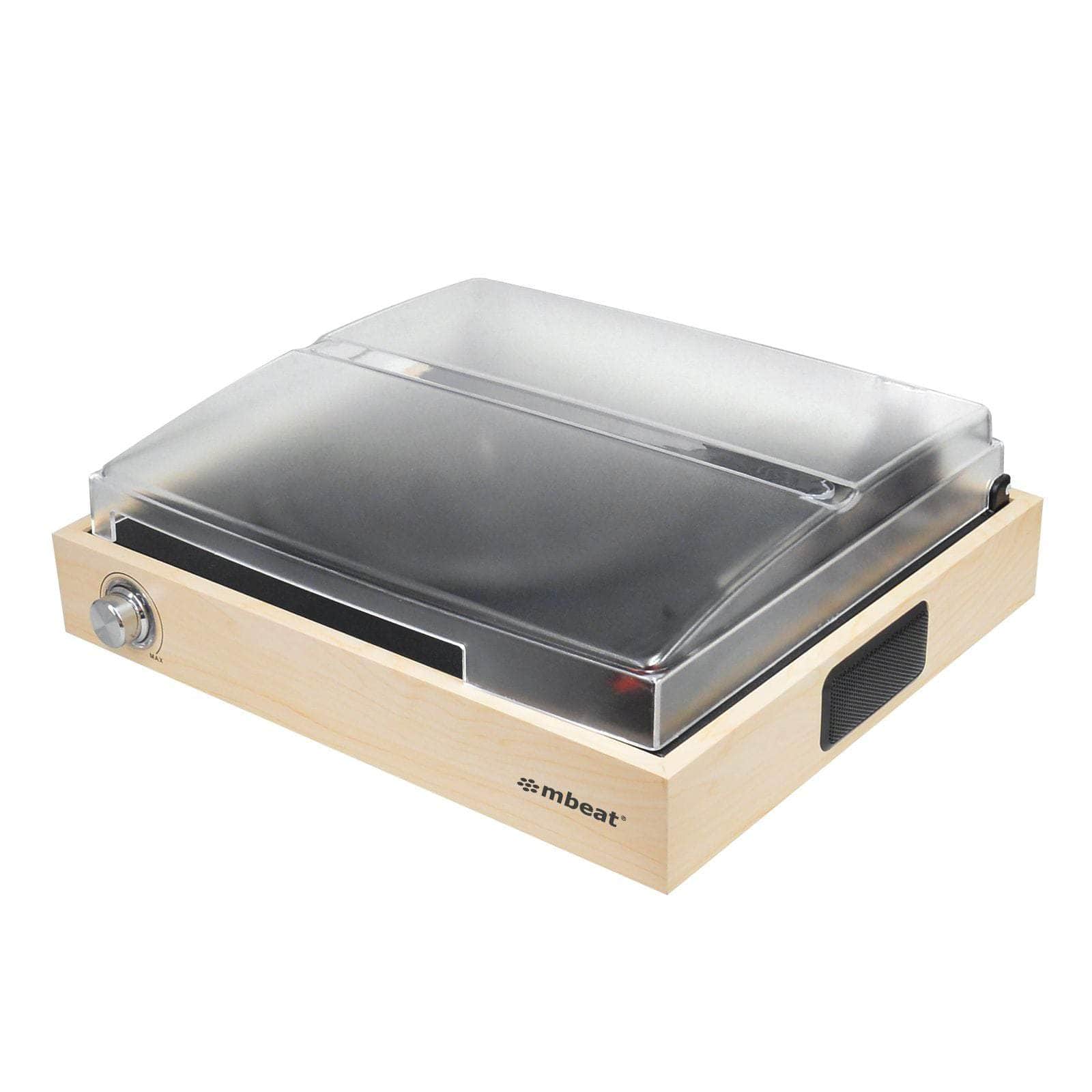 Mbeat Slim Wooden Style Usb Turntable