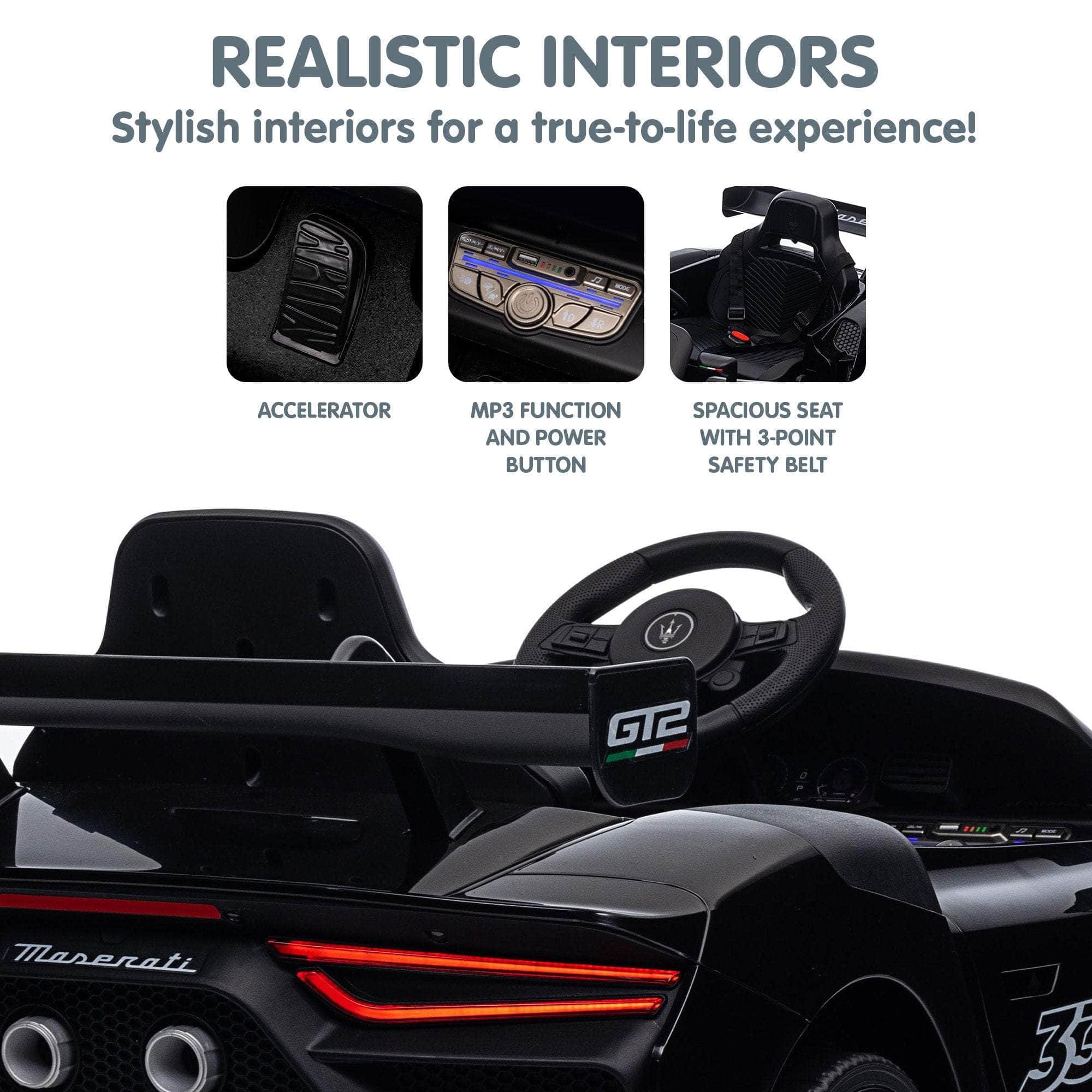 MC20 GT2 Licensed Electric Kids Ride On Race Car