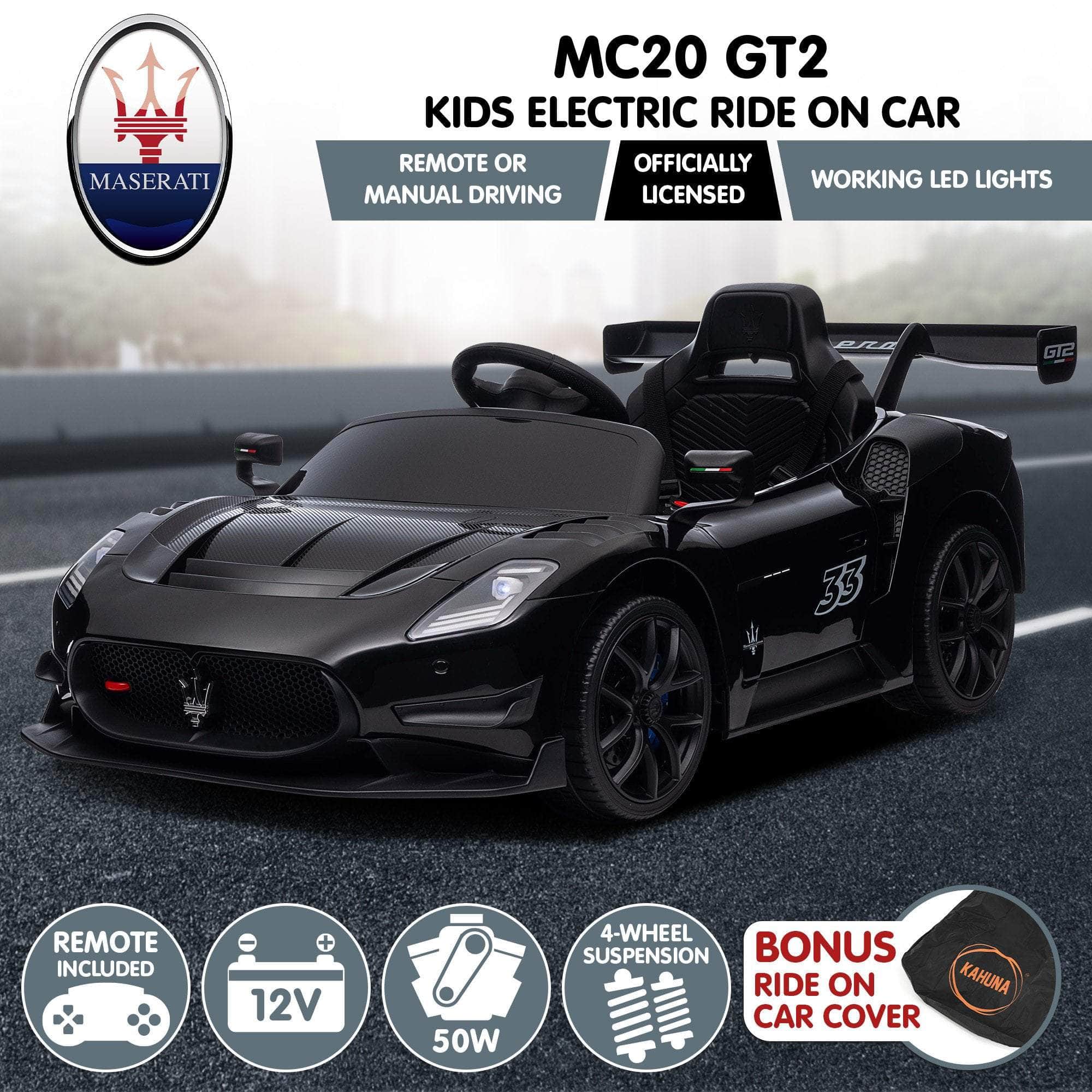 MC20 GT2 Licensed Electric Kids Ride On Race Car
