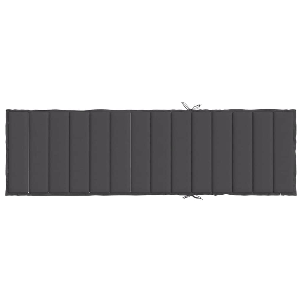 Melange Anthracite Sun Lounger Cushion