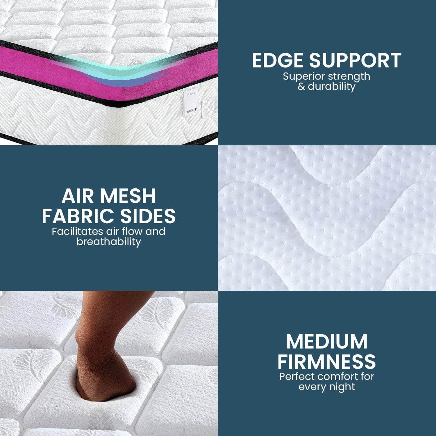 Memory Foam Cool Gel Infused King Mattress