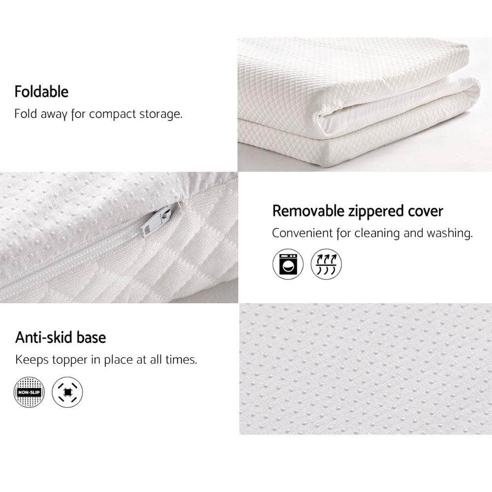 Memory Foam Mattress Topper 8Cm Queen