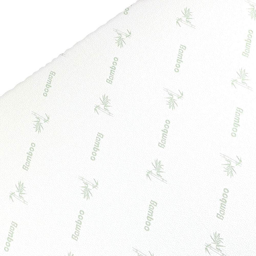 Memory Foam Mattress Topper Cool Gel Bamboo Cover 7-Zone 8CM