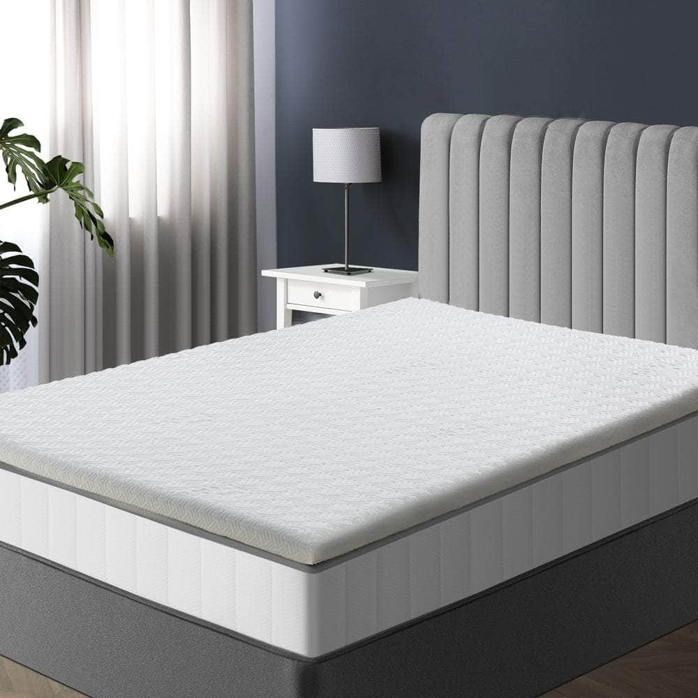 Memory Foam Mattress Topper Reversible Cool Gel 10cm