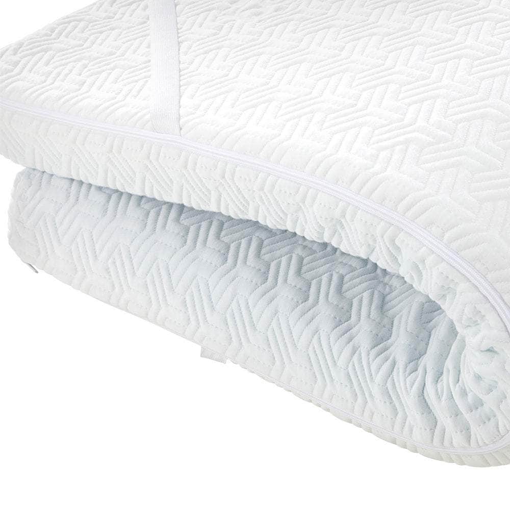 Memory Foam Mattress Topper Reversible Cool Gel 10cm