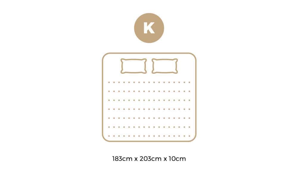 Memory Foam Mattress Topper Reversible Cool Gel 10cm