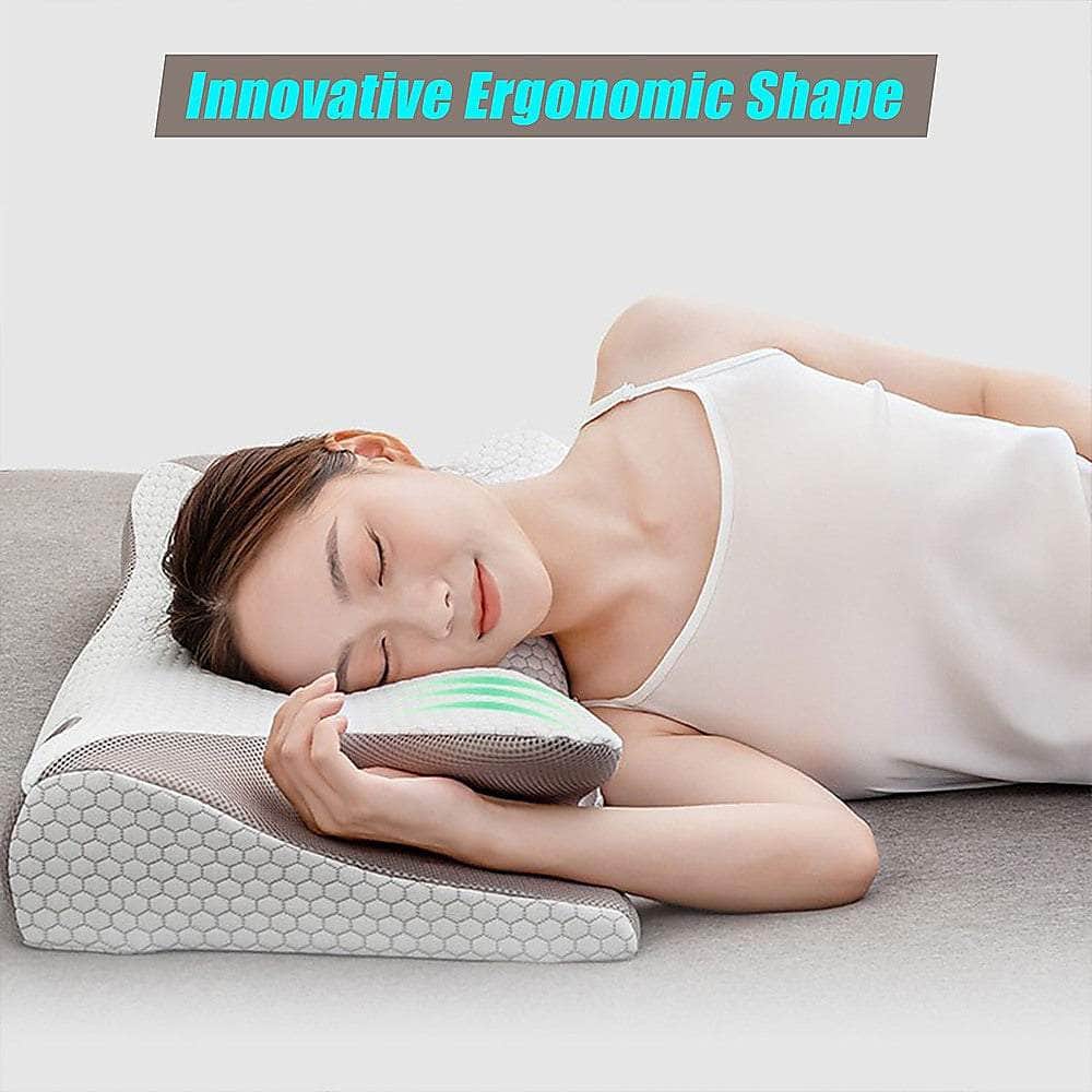 Memory Foam Neck Pillow: Soft Relief Ergonomic