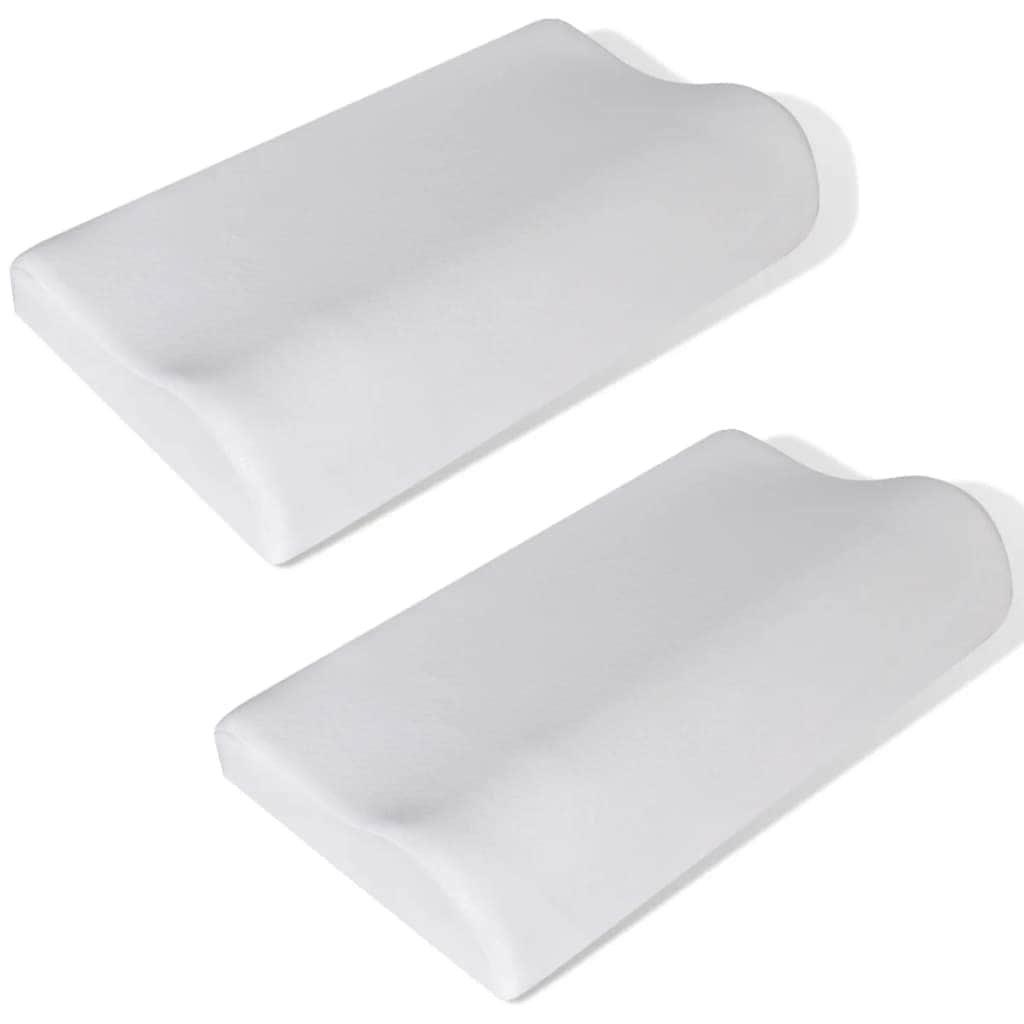 Memory Foam Orthopedic Neck Pillow 2 pcs