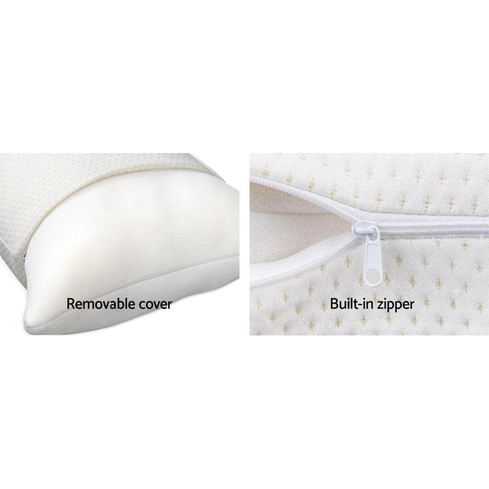 Memory Foam Pillow 19Cm Thick Twin Pack