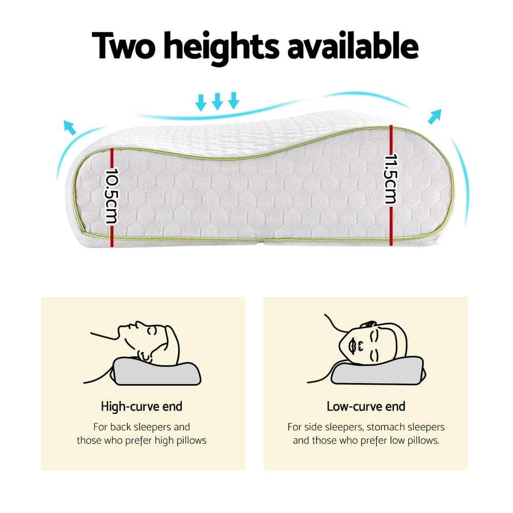 Memory Foam Pillow Contour Neck