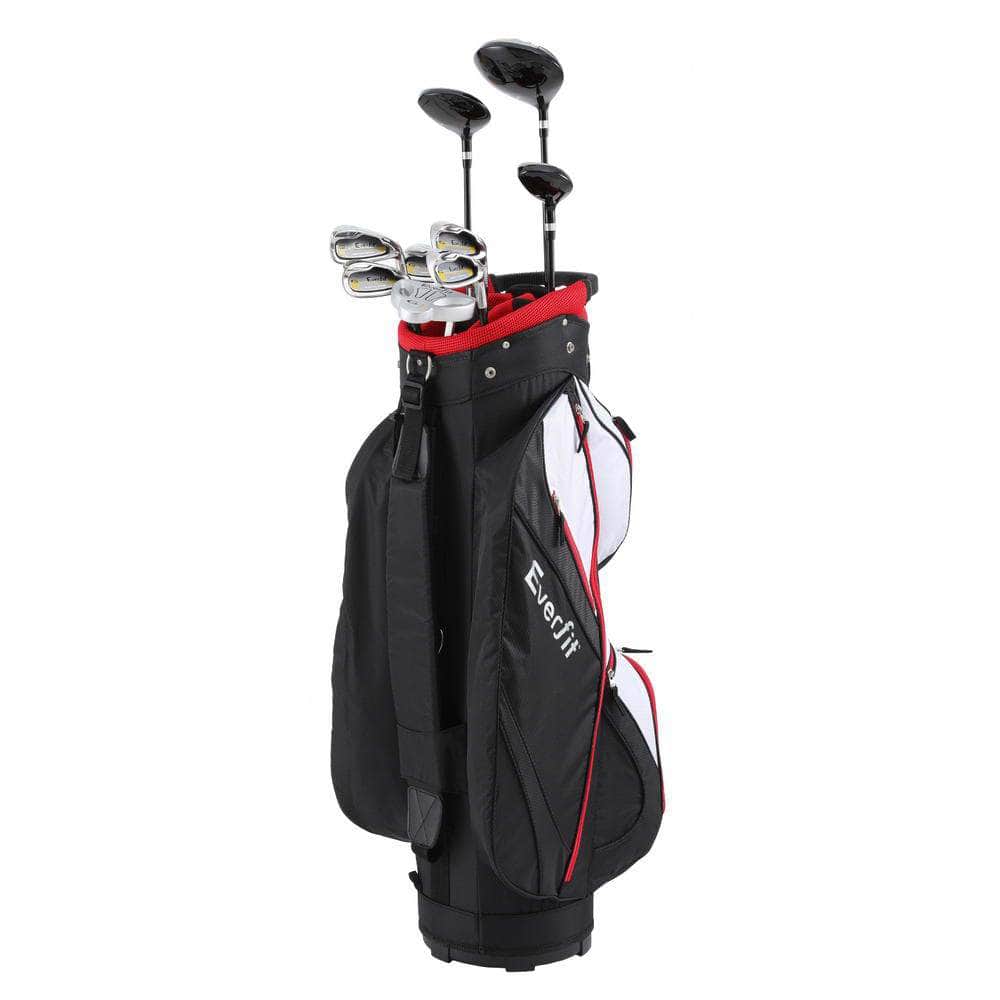Men's Golf Club Set Right-Handed Alloy Driver with Stand Bag | Golf Accessories