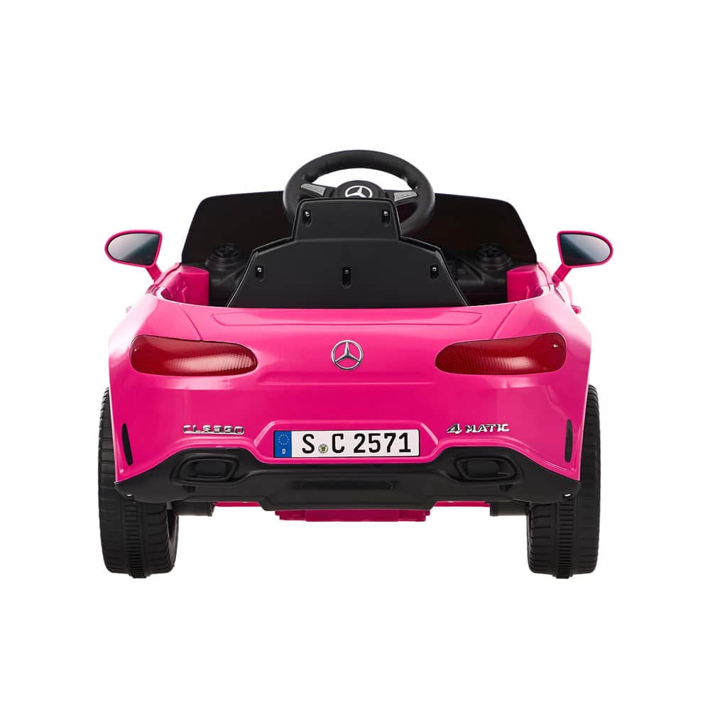 Mercedes-Benz Kids Ride On Car 12V Electric Toy w/ Remote Pink