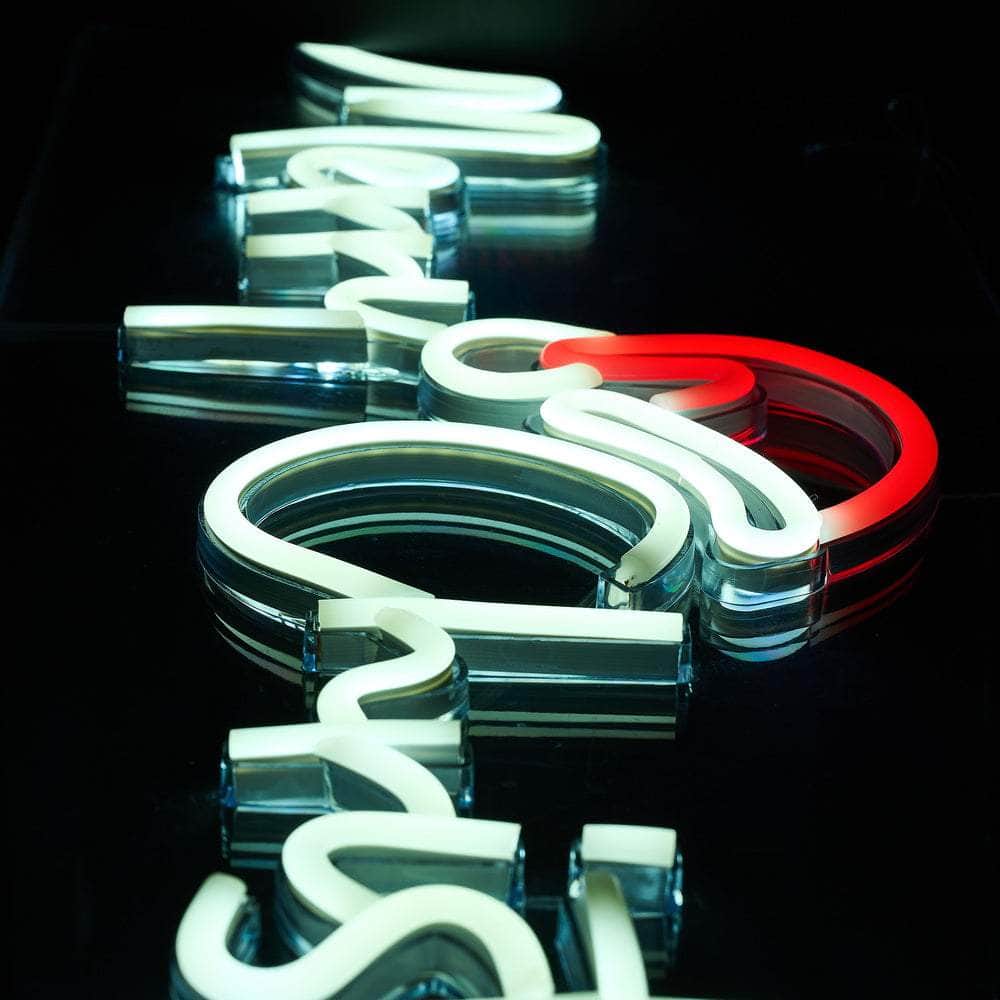Merry Christmas Sign Light LED Motif Rope Lights 76cm