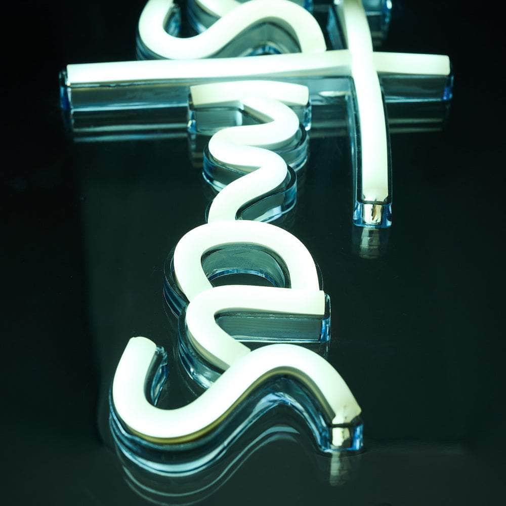 Merry Christmas Sign Light LED Motif Rope Lights 76cm