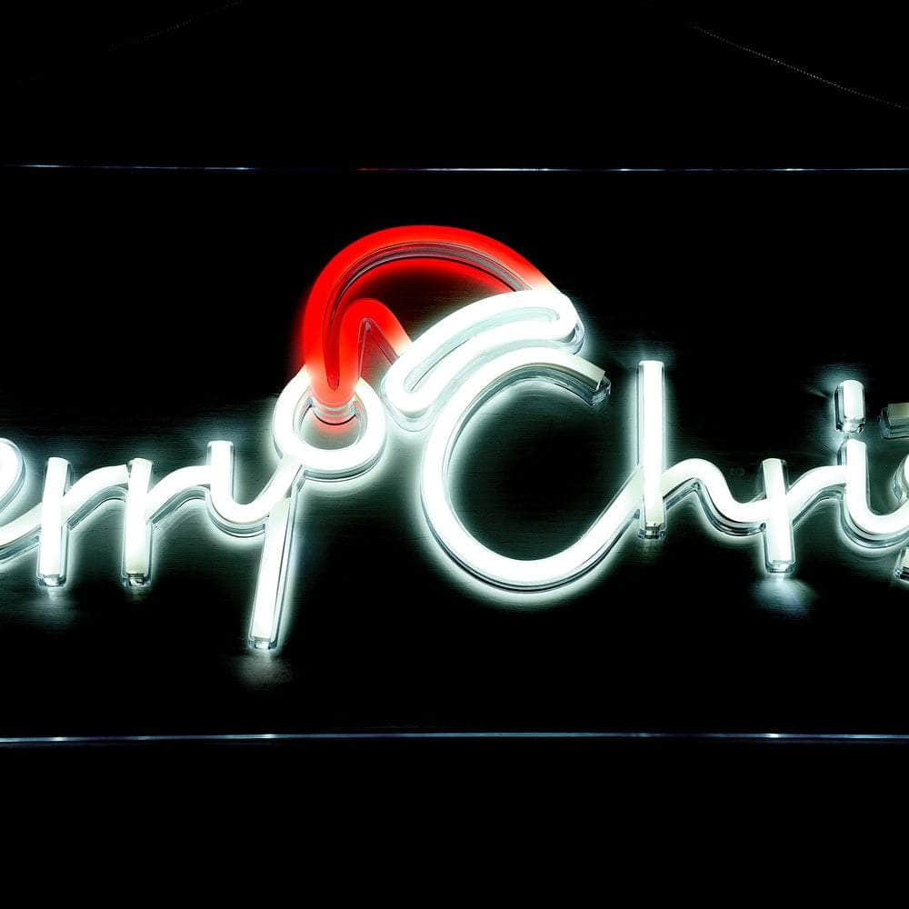 Merry Christmas Sign Light LED Motif Rope Lights 76cm