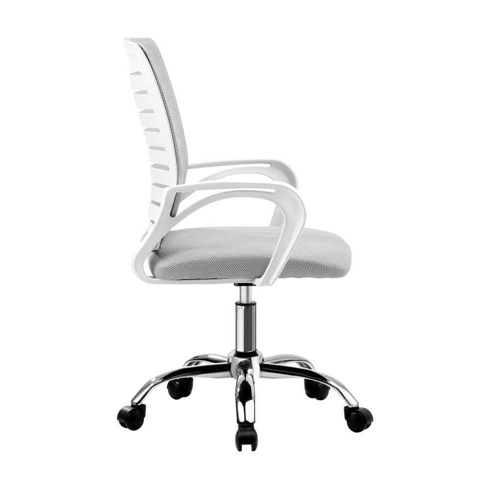 Mesh Office Chair Breathable Backrest Black/White