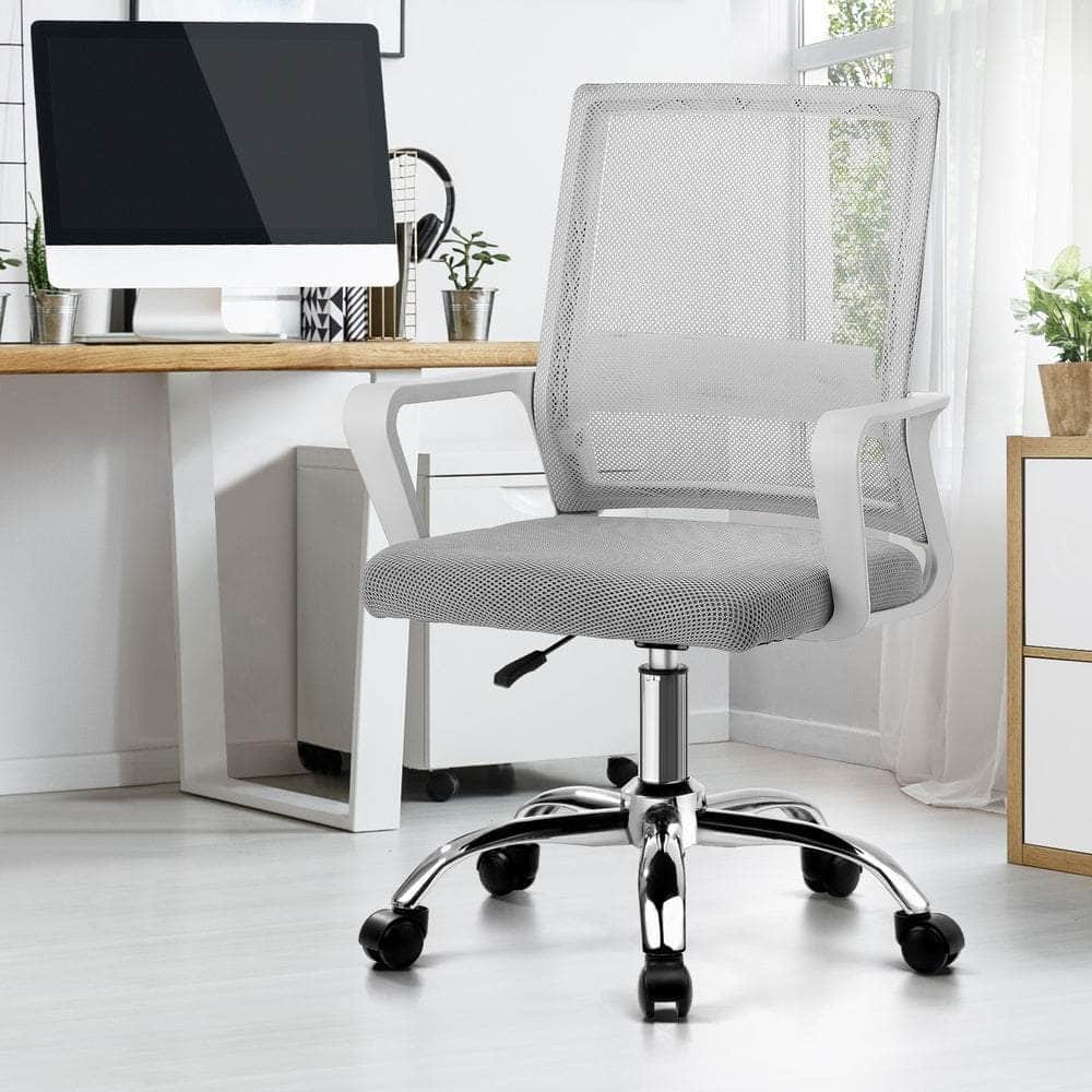Mesh Office Chair Executive Computer Seat White