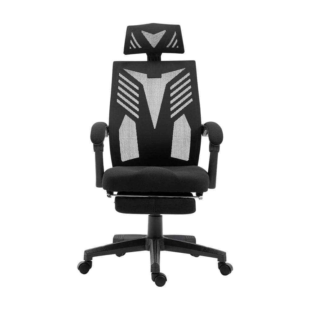 Mesh Office Chair Recliner Black