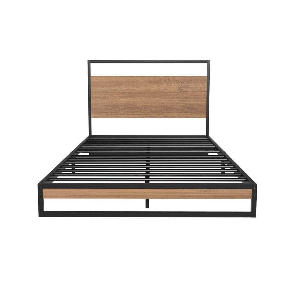 Metal Bed Frame Beds Platform with Mattress