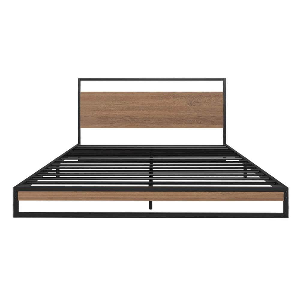 Metal Bed Frame Beds Platform with Mattress