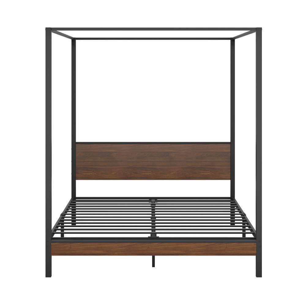 Metal Canopy Bed Frame Double/Queen Size Beds Platform