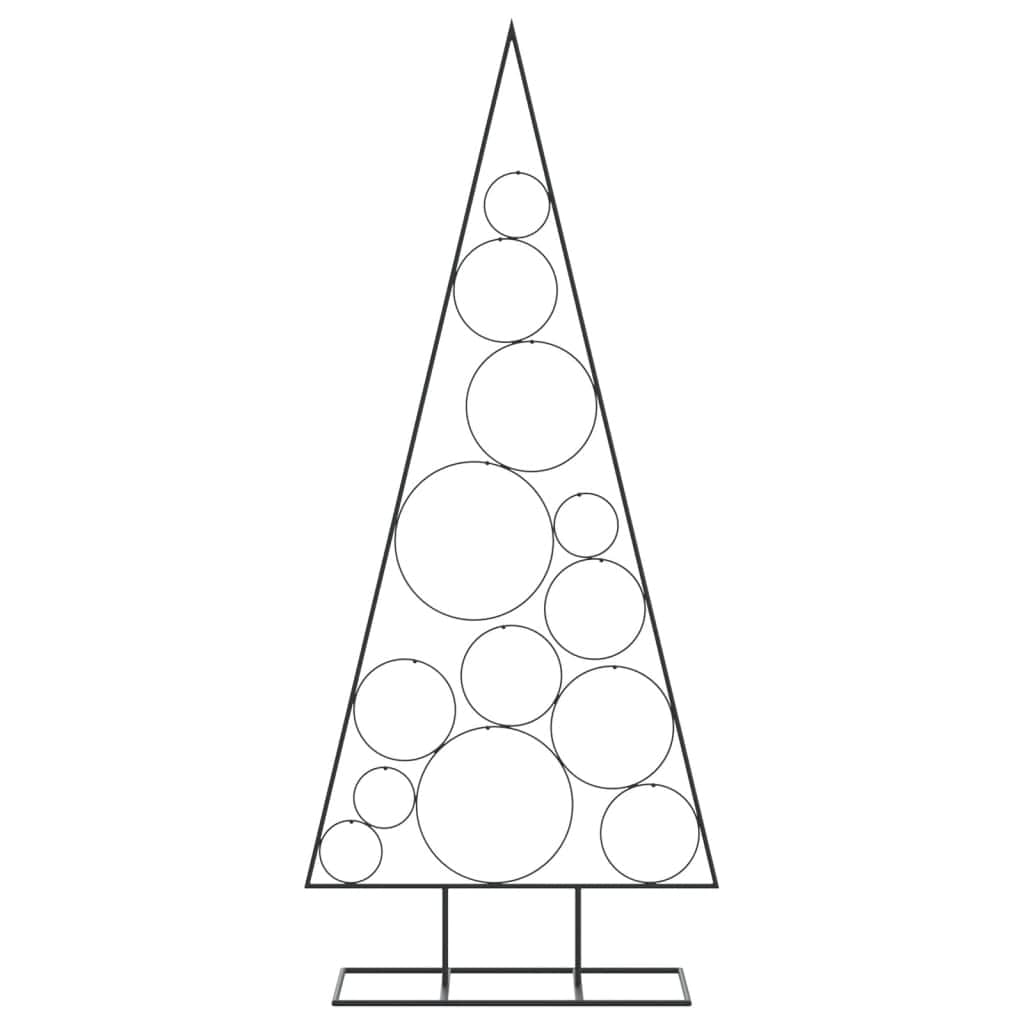 Metal Christmas Tree for Decoration in Black  150 cm | Black colour