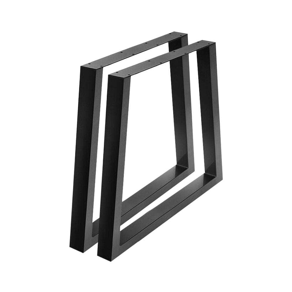 Metal Table Legs Diy Trapezoid 65X90Cm Set Of 2
