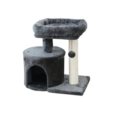 Mini Cat Scratching Tower: Chipboard Flannel Delight