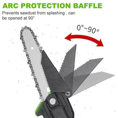 Mini Cordless Chainsaw (36V, 3000W, 2X Battery-Powered)