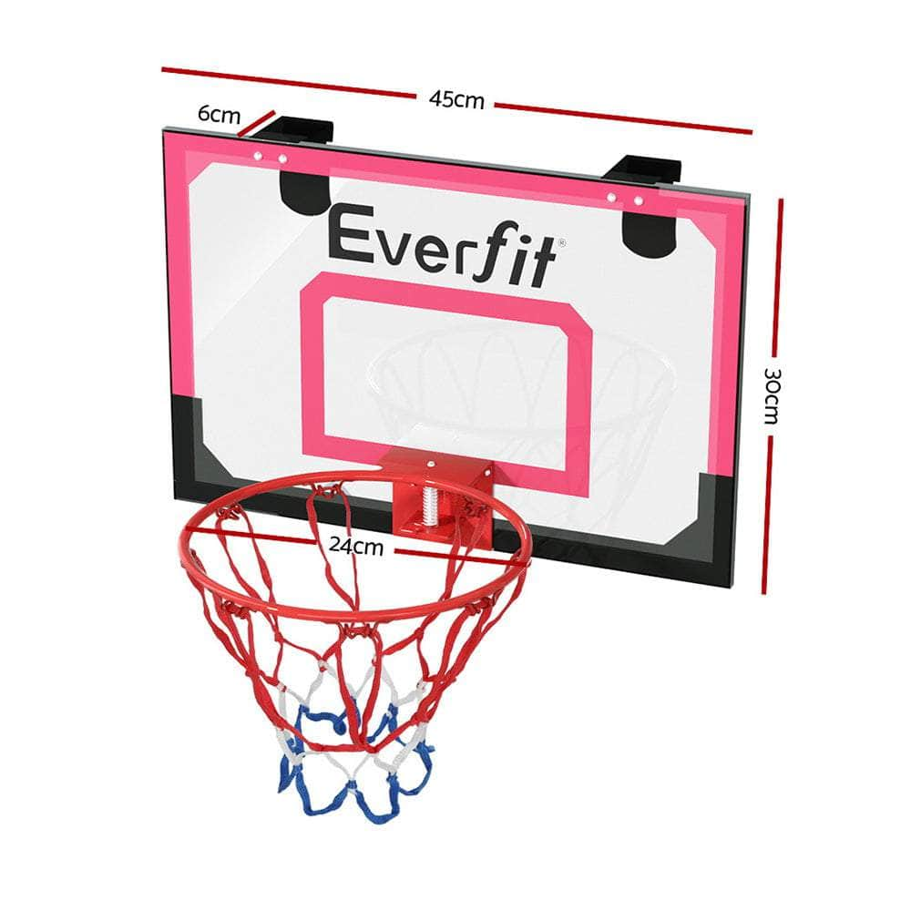 Mini Hoop Madness Wall-Mounted Red/White Sports Excitement