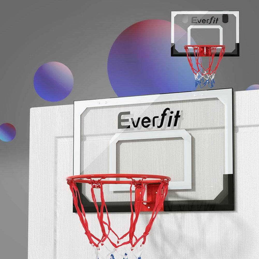 Mini Hoop Madness Wall-Mounted Red/White Sports Excitement