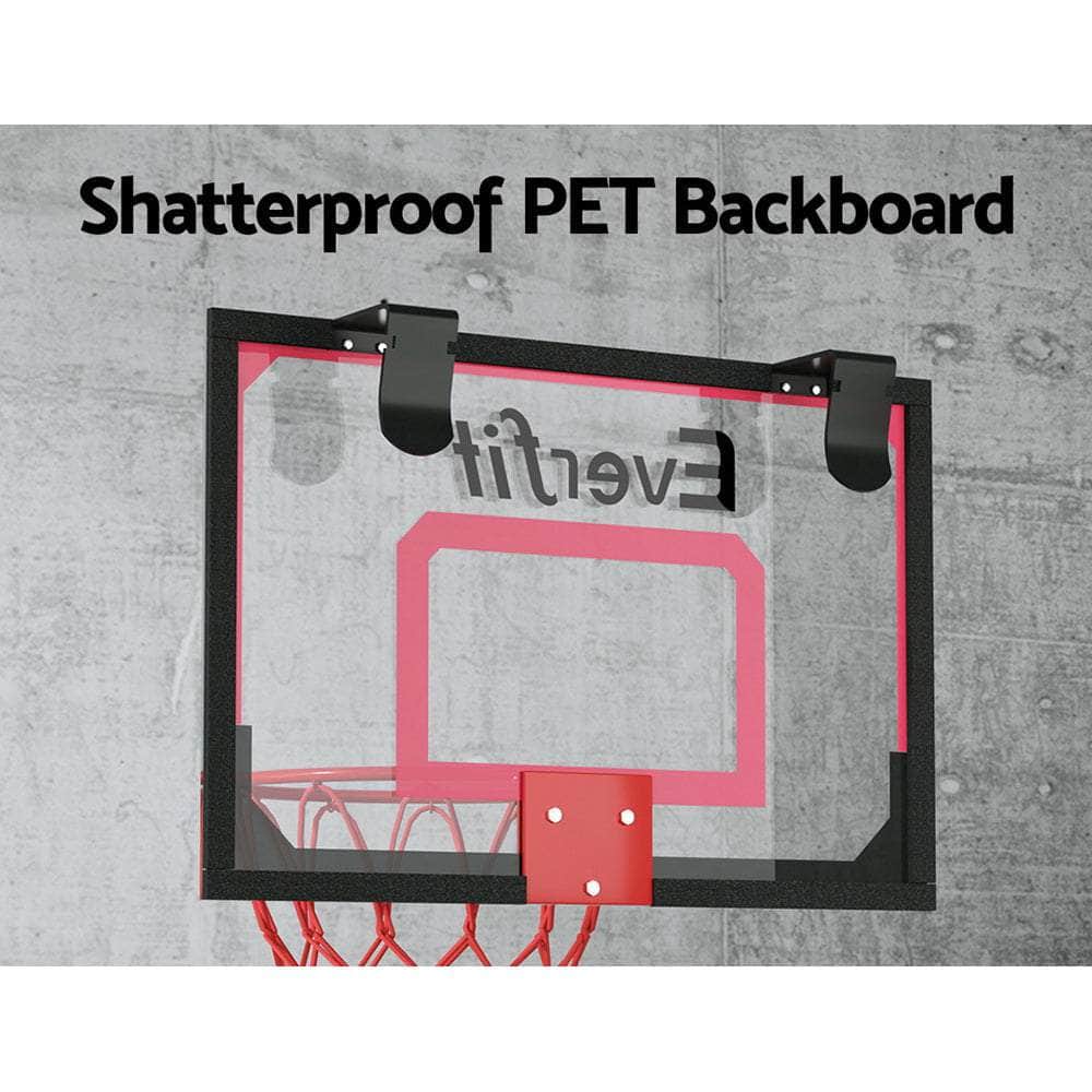 Mini Hoop Madness Wall-Mounted Red/White Sports Excitement