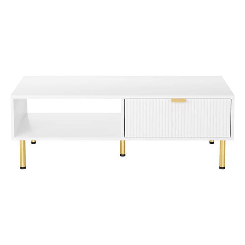 Minimalist 110cm Coffee Table  Multipurpose Use Classic Durable